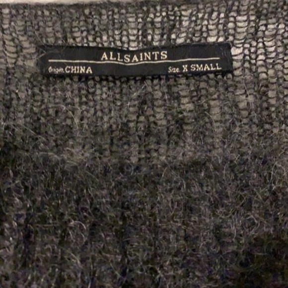 Sheer striped AllSaints Sweater - Picture 3 of 4